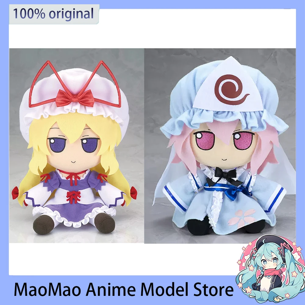 Фото В наличии Оригинальная плюшевая кукла AmiAmi Gift Touhou Project Yakumo Yukari Saigyouji Yuyuko, мультяшная милая детская игрушка, 20 см №1