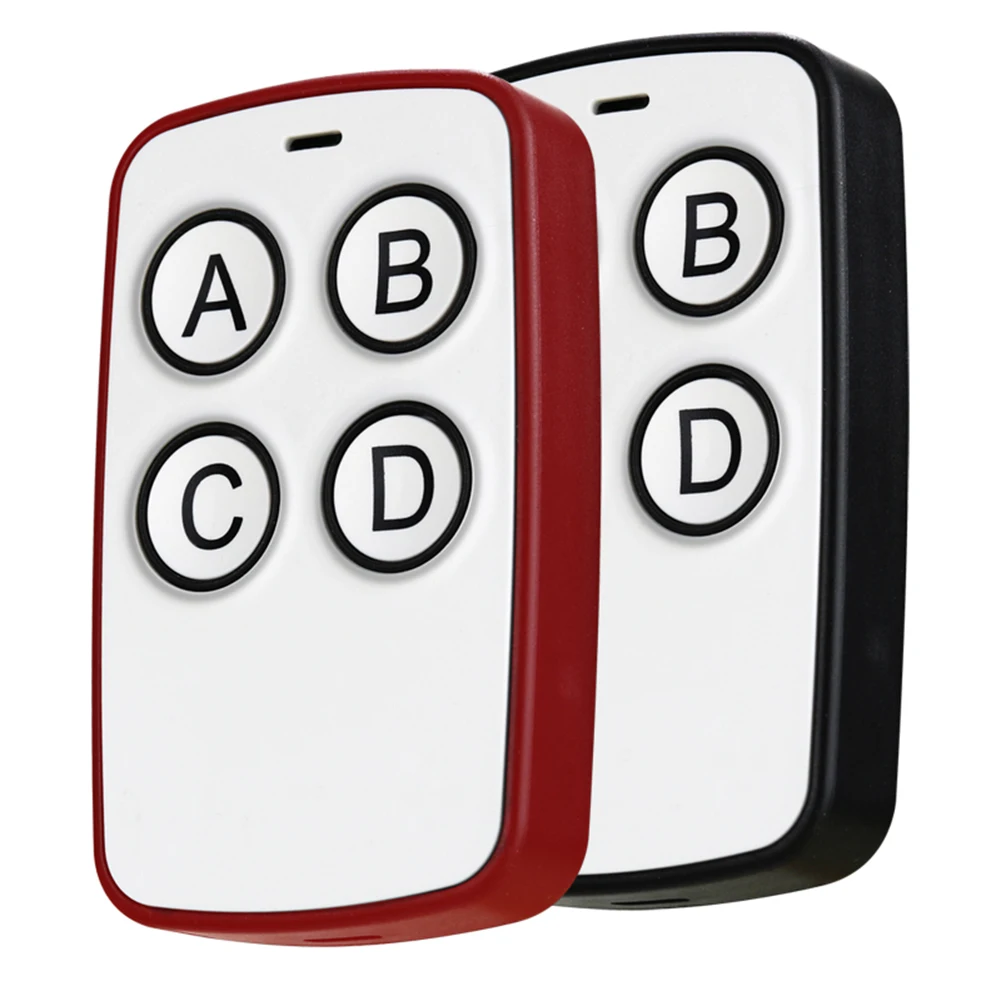 

AK-K210605 Universal Copy Remote Controller 4 Buttons Garage Gate Remote Control Cloning Code Car Key Distance