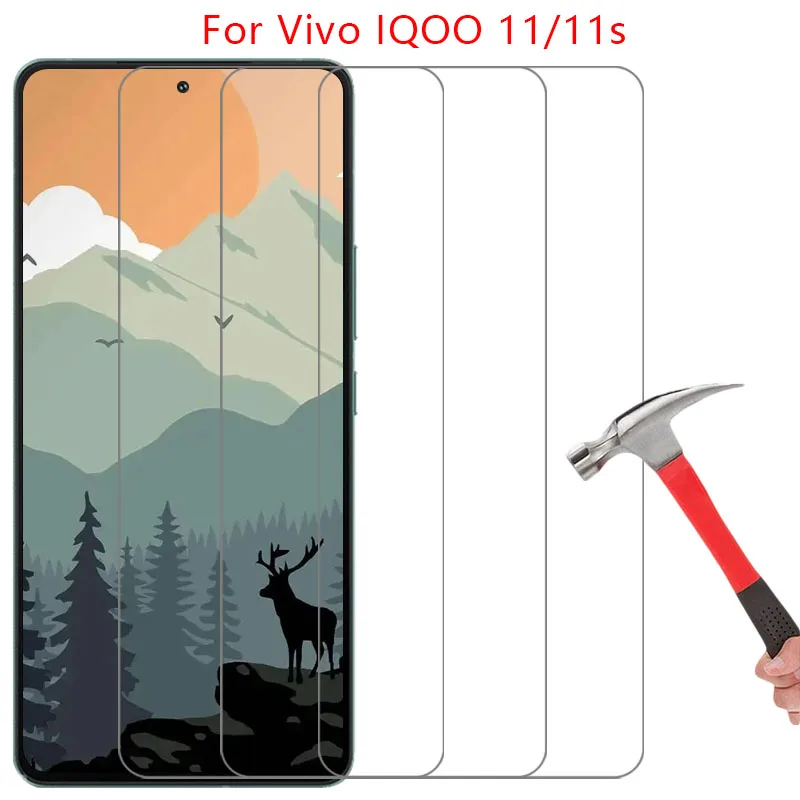 Фото Защитное закаленное стекло для Vivo iQOO 11/11S, защитная пленка для экрана iQOO 11/11S, стекло для телефона 5G №1