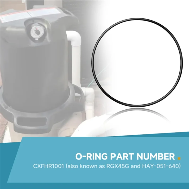 Фото Уплотнительное кольцо головки фильтра HGFLE, совместимое с CXFHR1001/RGX45G для Hayward Swimclear C100S/C150S/C200S Regenx RG450/RG700/ASL C850 №3