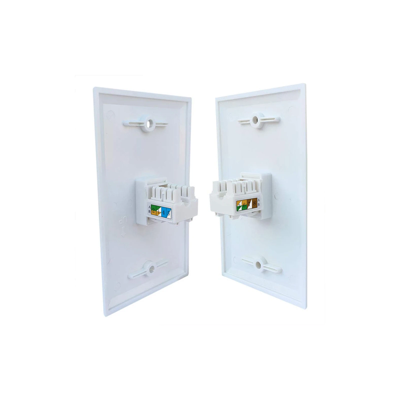 Сетевой Ethernet-Кабель WoeoW CAT6 с отверстием для стен Rj45 Keystone Jack сетевого кабеля CAT6/CAT5e