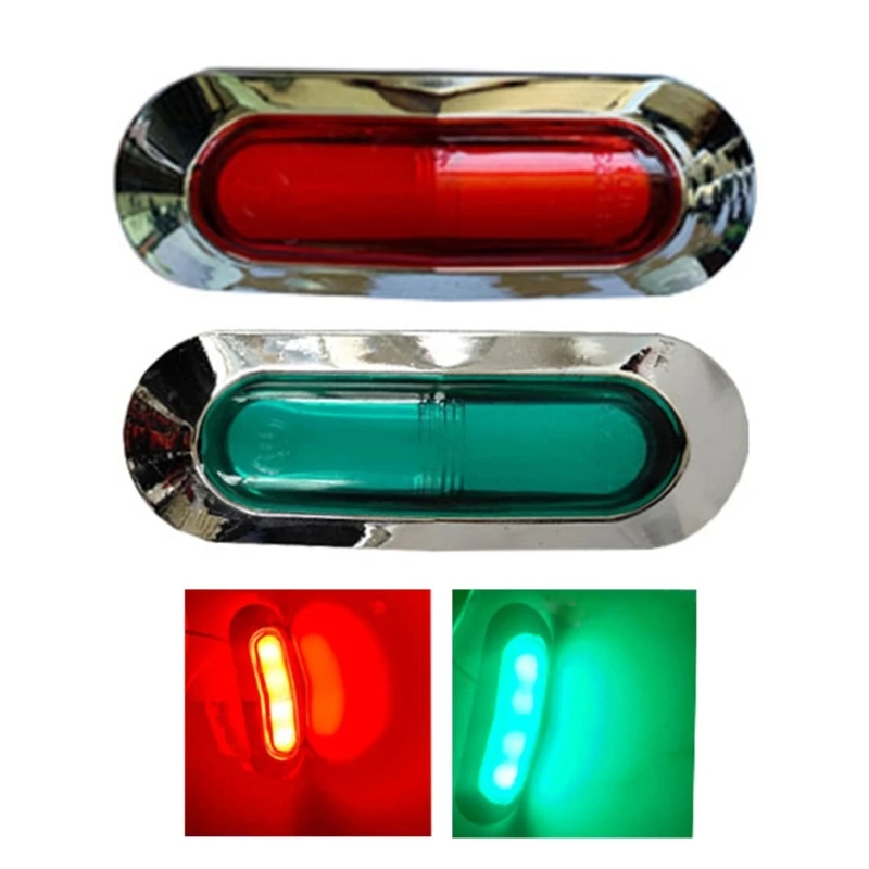 

Upgraded Led Truck Side Marker Light Electroplate Waterproof Drop Shipping