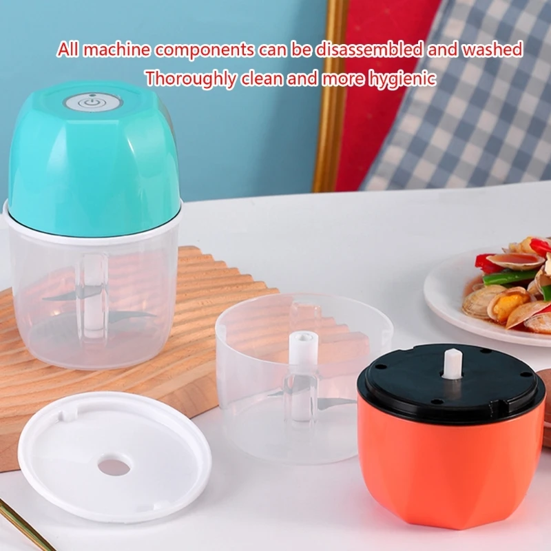 Кухонный комбайн портативные электрические овощерезки измельчитель чеснока