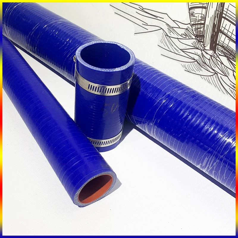 ID42-48 мм Трубка интеркулера Шланг охлаждающей жидкости Прямой силикон Длина 10-58 см