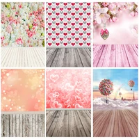 vinyl custom valentine day photography backdrops prop love heart rose wooden floor photo studio background 211215 08