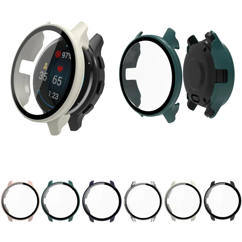 

Защитный чехол из стекла с твердыми краями для Garmin CAME 2/2S, 40 мм, 45 мм, Защитная пленка для часов Venu2 Plus, аксессуары