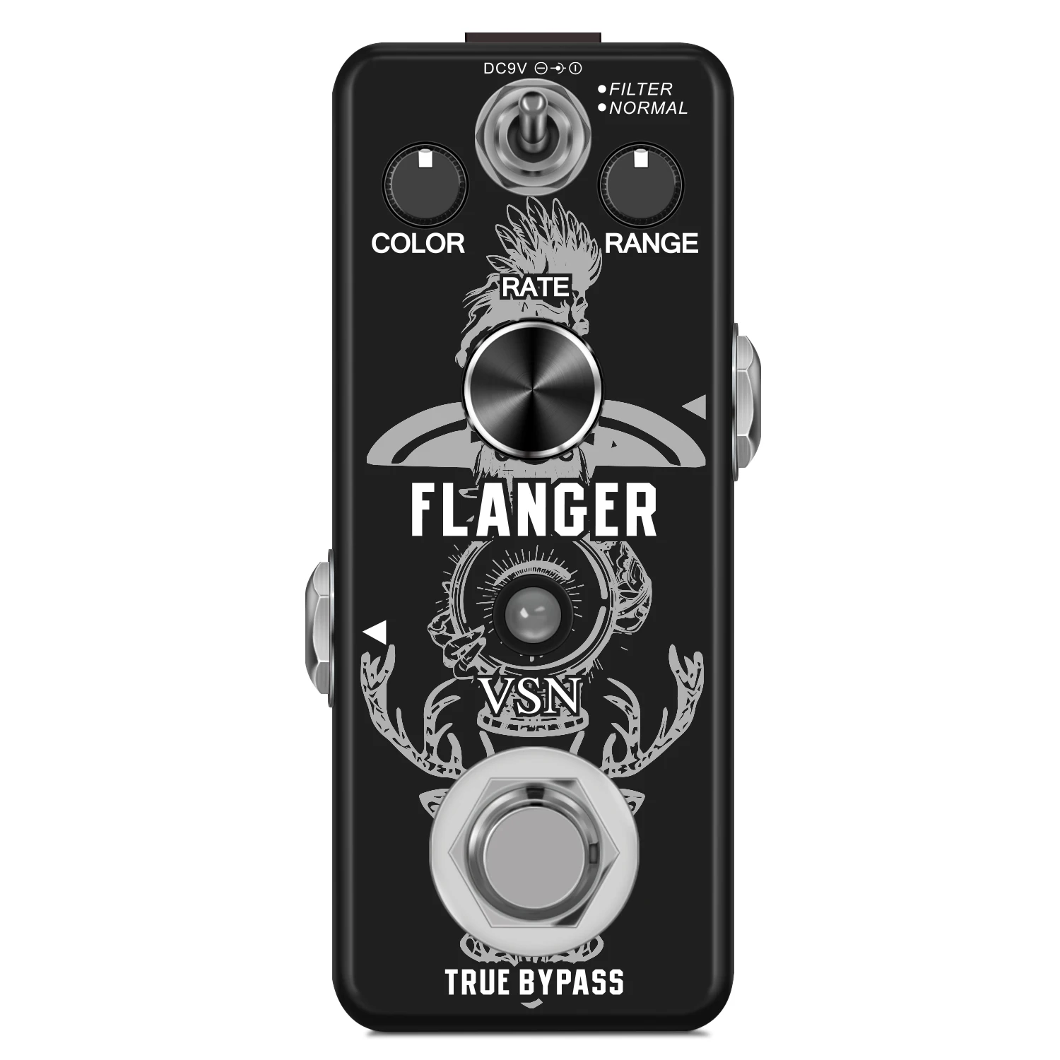VSN LEF-312 Pure Analog Flanger Guitar Effect Pedal with Static Filtering True Bypass Guitar Accessories