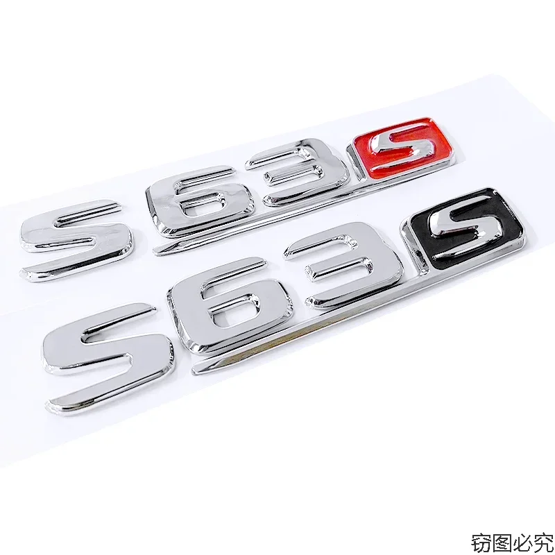 Автомобильная наклейка из АБС-пластика для Mercedes Benz S63S C63S E63S GT63S GTS GT43S A45S CLA45S