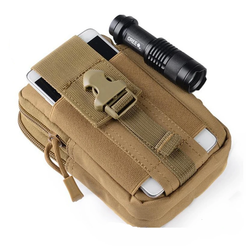 

Tactical EDC Pouch, Molle Utility Pouches Gadget Organizer Phone Holder Waist Pack IFAK Bag Smartphone Pouch Tool Holster Pocket