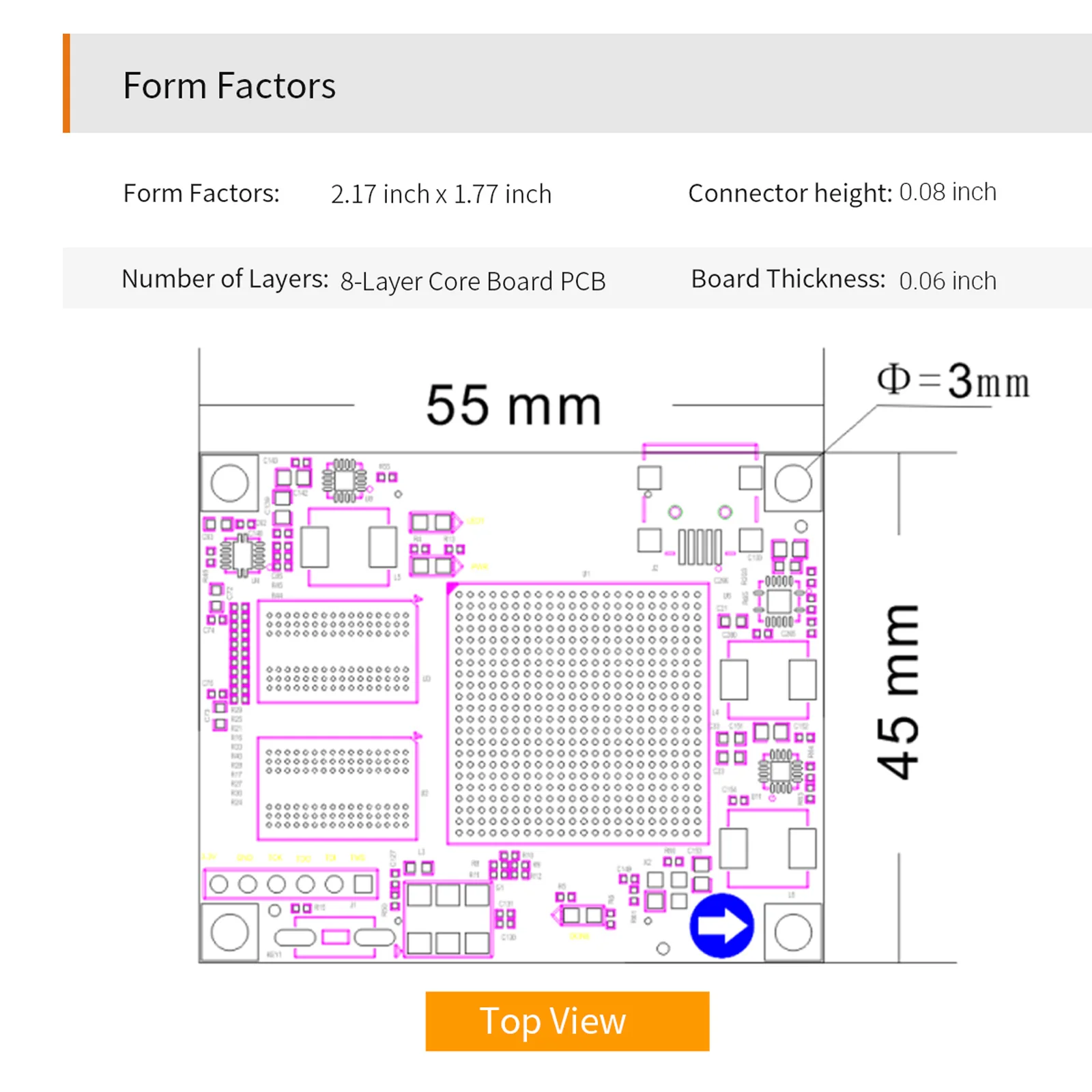 Промышленный модуль системы на базе FPGA ALINX AC7050B с процессором AMD Spartan 7 XC7S50 (art.: 3920db5fa07e2) - 3920db5fa07e2