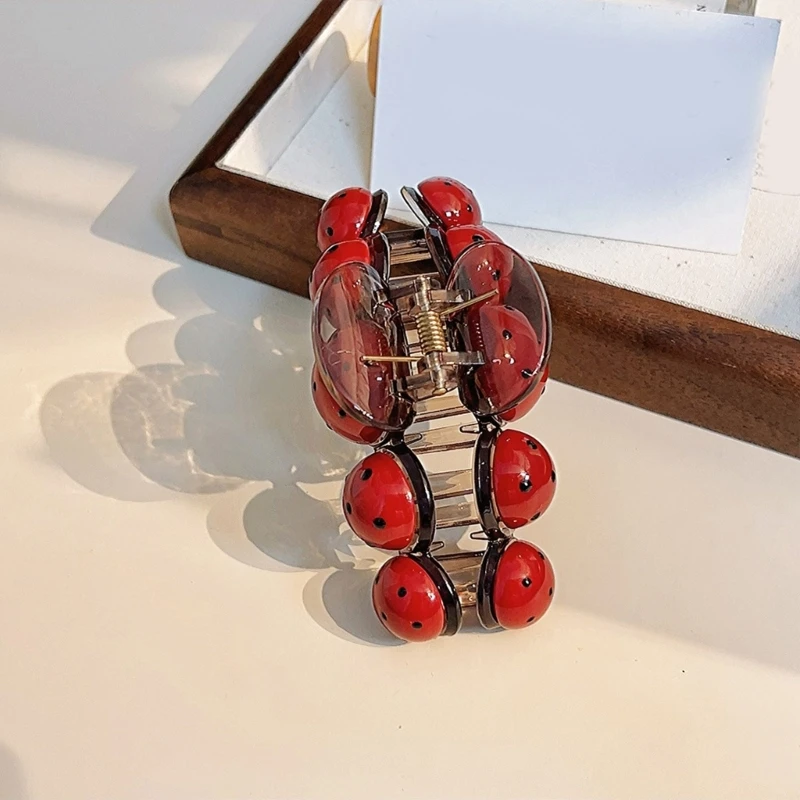 Уникальная заколка для волос большая украшение милая с