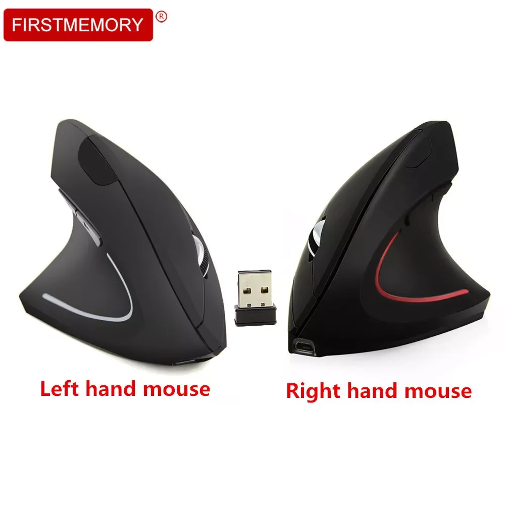 

NEW Vertical Mouse USB Rechargeable Ergonomic Mouse Office Gaming Mice Right Hand 1600DPI Optical Mause For Laptop PC Gamer