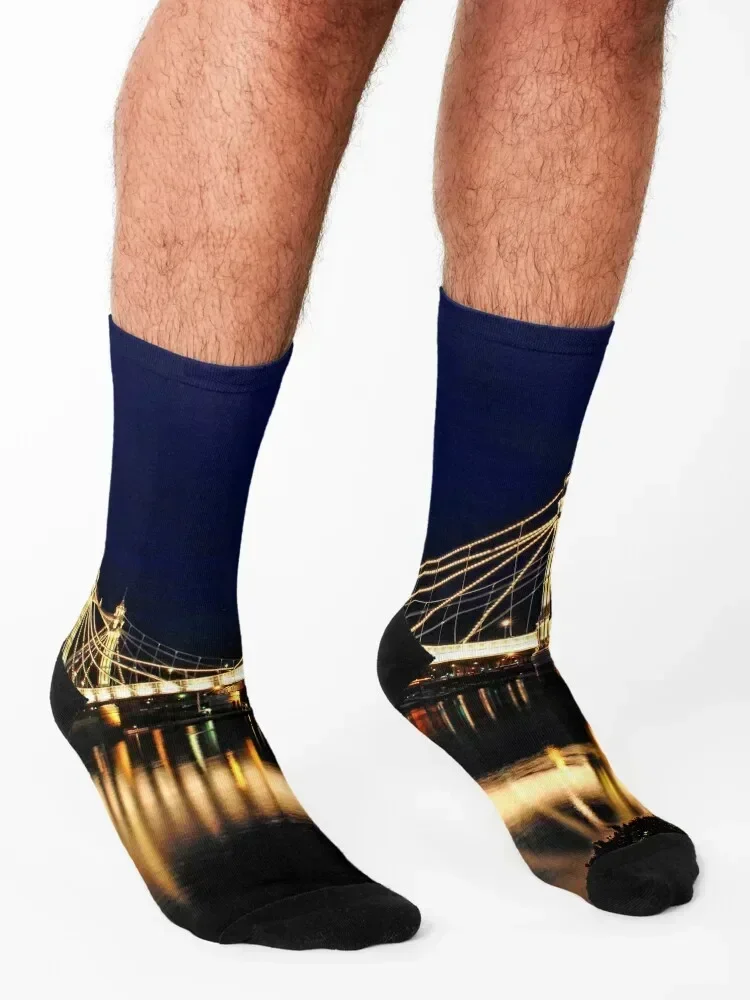 Носки Albert Bridge River Thames London зимние термоносочные чулки мужские носки женские