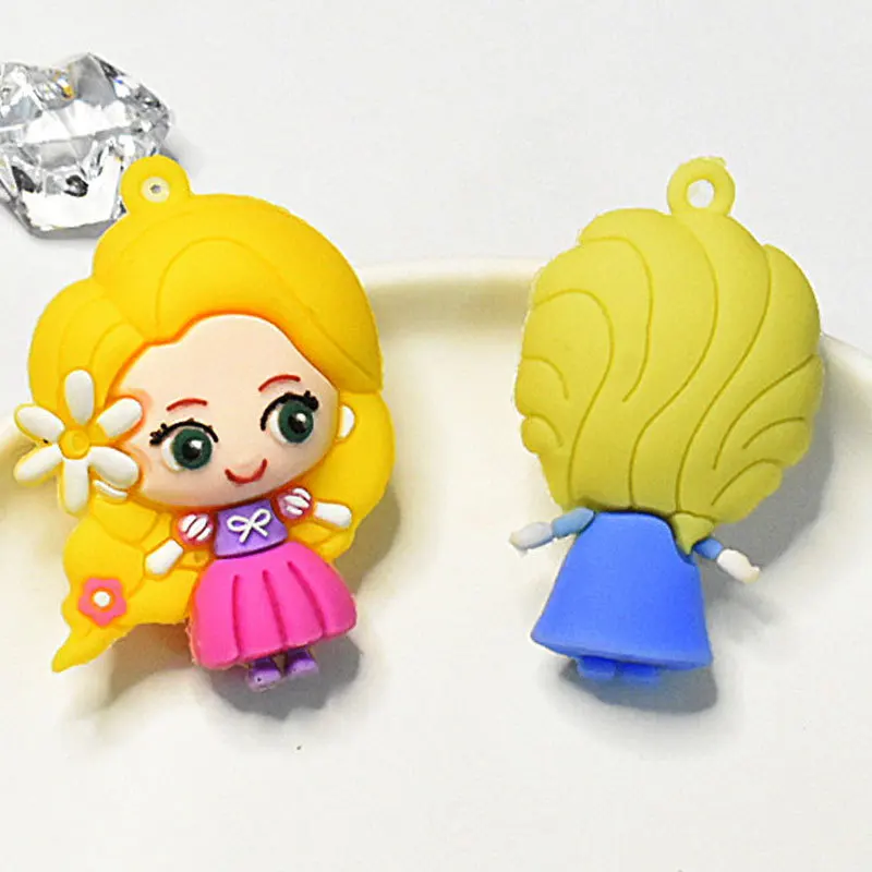 

Disney Cute Keychains Elsa Anna Frozen Princess Anime Figures Toys Childrens Cartoon Bag Ornament Car Kawaii Keychain Kids Gifts