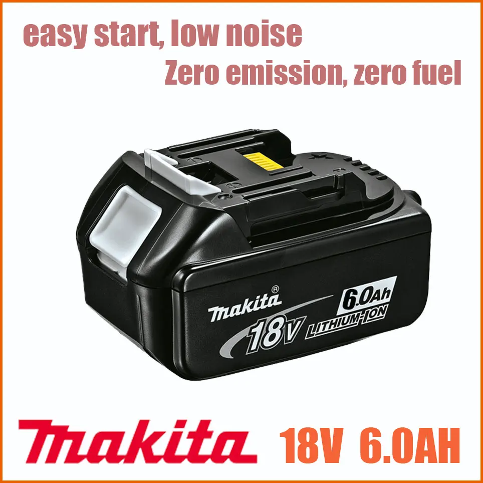 

100% Original Makita 18V 6.0Ah Li-on With LED replacement LXT BL1860B BL1860 BL1850 rechargeable power tool battery 18V 6000mAh