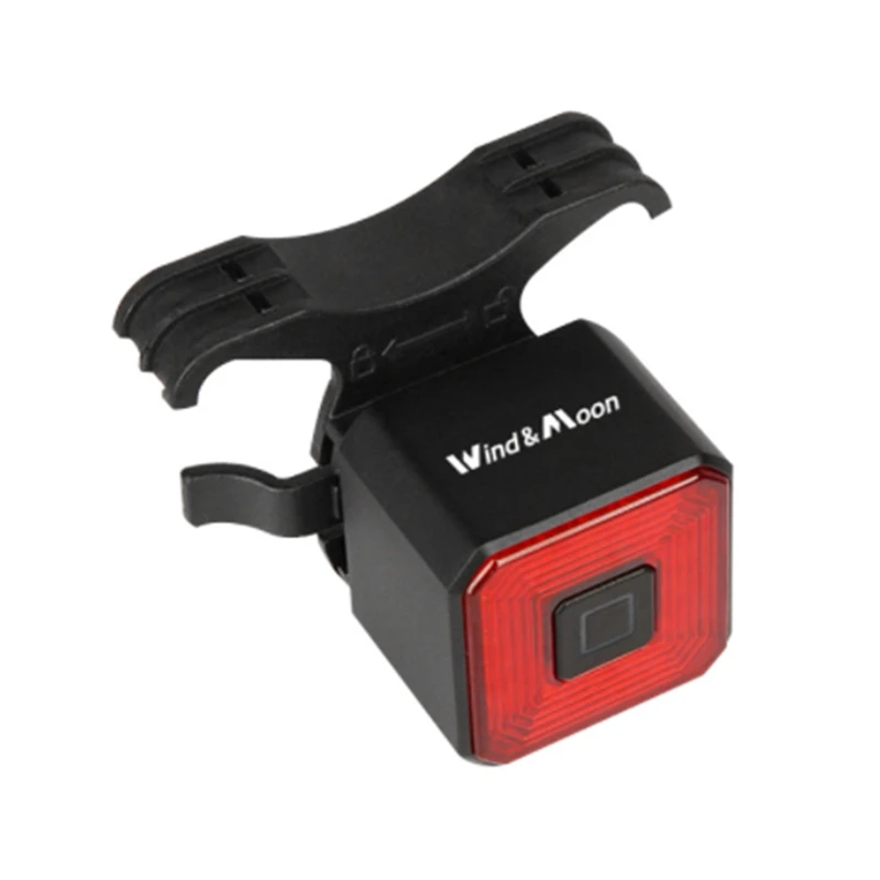 

WIND&MOON Bicycle Light Rear Taillight Bike Accessories Auto On/Off USB Rechargeable Stop Signal Brake Lamp LED Safety Lantern
