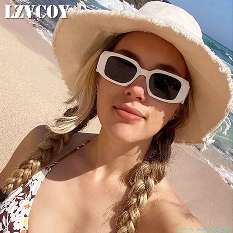 

Роскошные прямоугольные Солнцезащитные очки женские брендовые дизайнерские Винтажные Солнцезащитные очки женские популярные летние зерк...