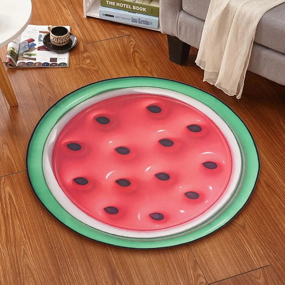 

3d Diatom Mud Round Floor Mat For Living Room Bedroom Sofa Decoration Super Absorbent Quickly Dry Non-slip Bathroom Foot Pa J8r0