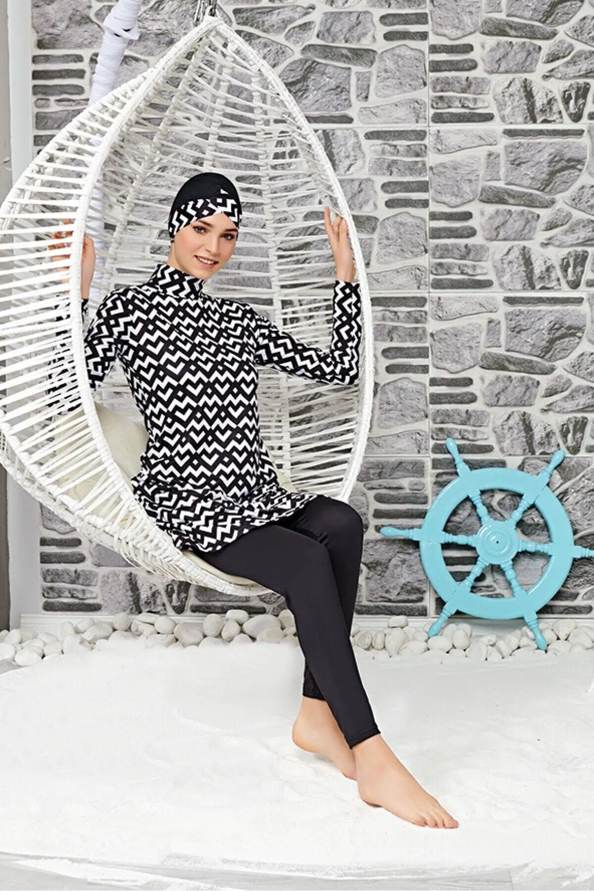 

New Burkinis Muslim Swimwear Modest Summer Clothing Long Sleeve Swimming Hijab Sport Islamic Swimsuit Bathing Suit Suit