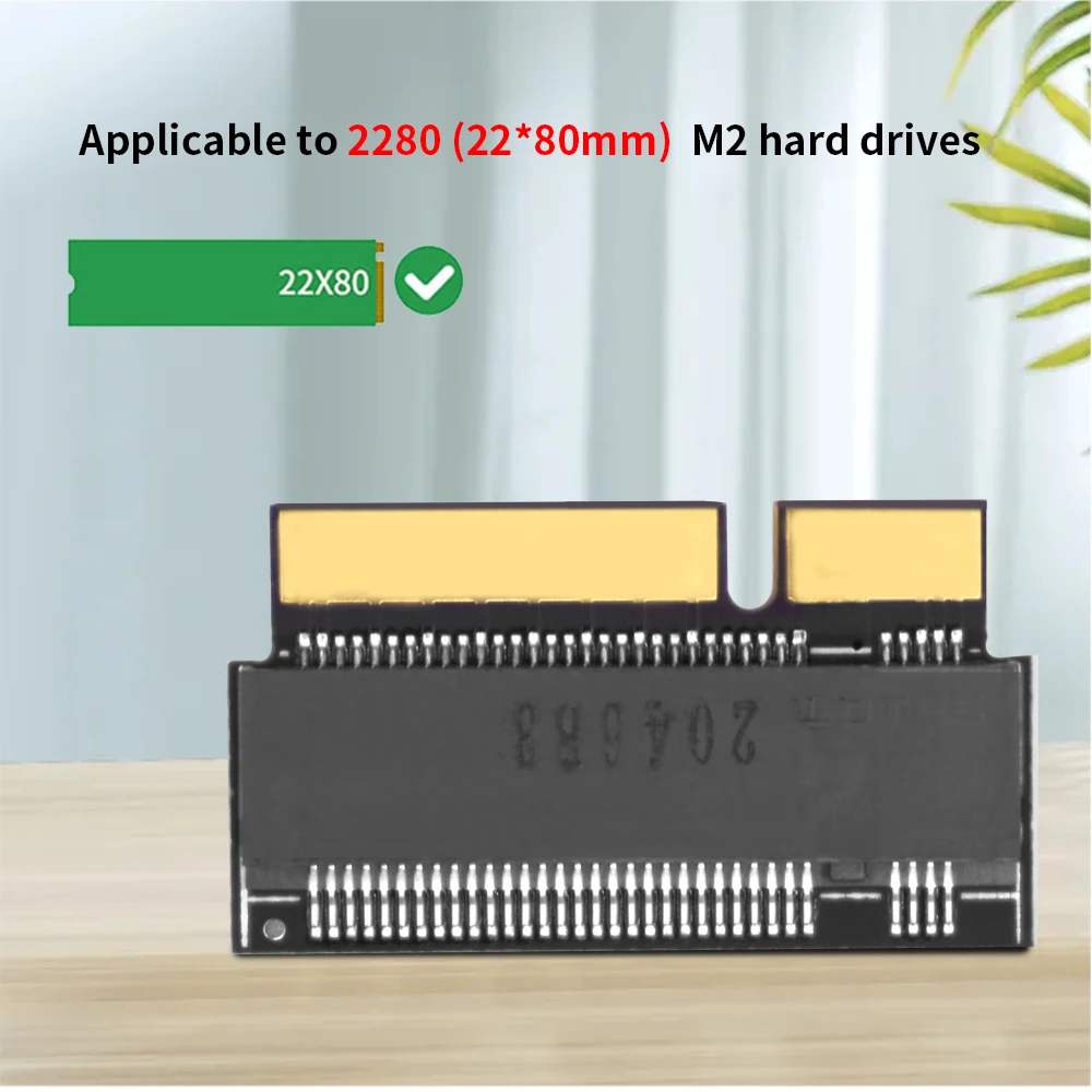 Адаптер TISHRIC M.2 KEY-M PCI-E для MACBOOK PRO 2013 ранний A1398 NVME с интерфейсом 6PIN + 17PIN MABOOK A145 |