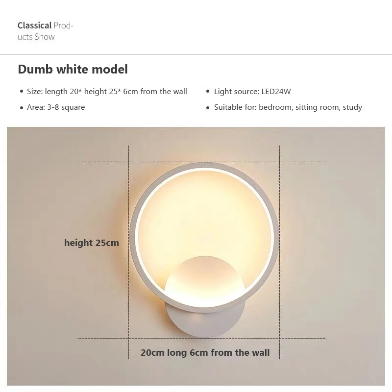 

Настенный светильник Sanoni, черный, белый, золотой