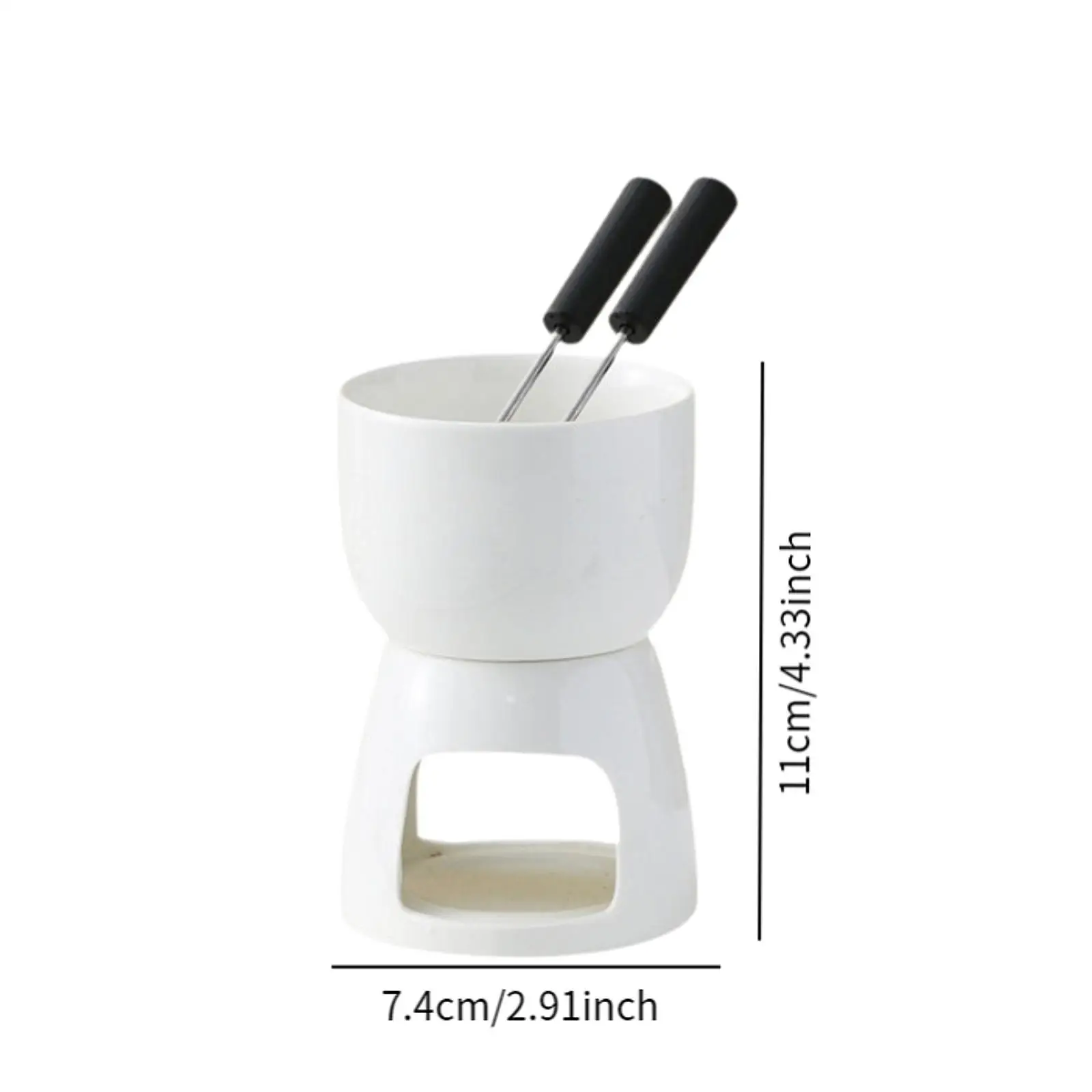 Керамический подогреватель масла обеденный керамический плавитель шоколада