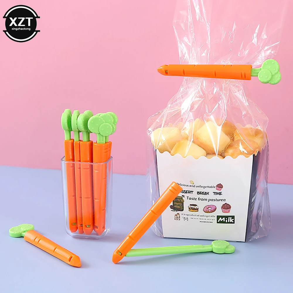 

5 шт., влагостойкий зажим в форме моркови