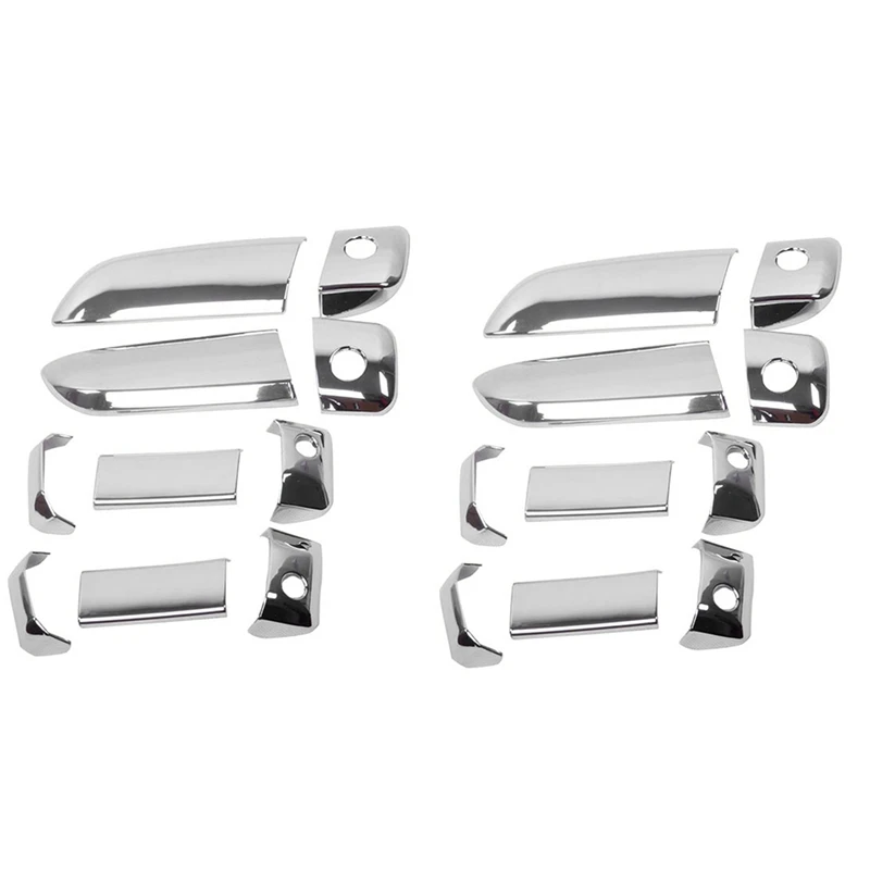 

2X ABS Electroplating Handle Door Handle Cover Decoration For 2005-2015 Toyota Hiace/HIACE 2005-2015