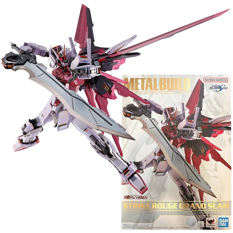 

Stock Original BANDAI SPIRITS METAL BUILD MBF-02 STRIKE ROUGE MOBILE SUIT GUNDAM SEED DESTINY Assembly Model Action Figure Toy