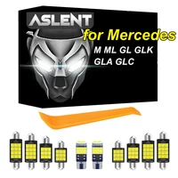 aslent canbus for mercedes benz m ml gl glk gla glc class w163 w164 w166 x164 x166 x204 x156 x253 car led interior light kit