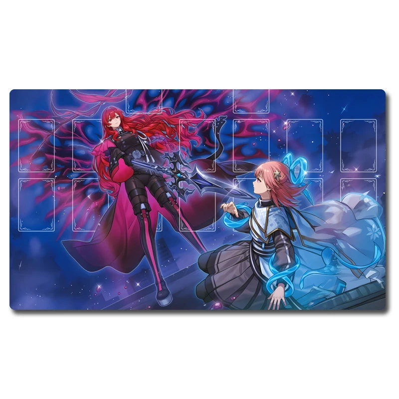 Фото Игровой коврик Yugioh Exosisters Bat Mater Yu-Gi-Oh! TCG OCG Коллекционные карточные игры Коврик Duel Plate Резиновый коврик для карт Коврик для мыши №4