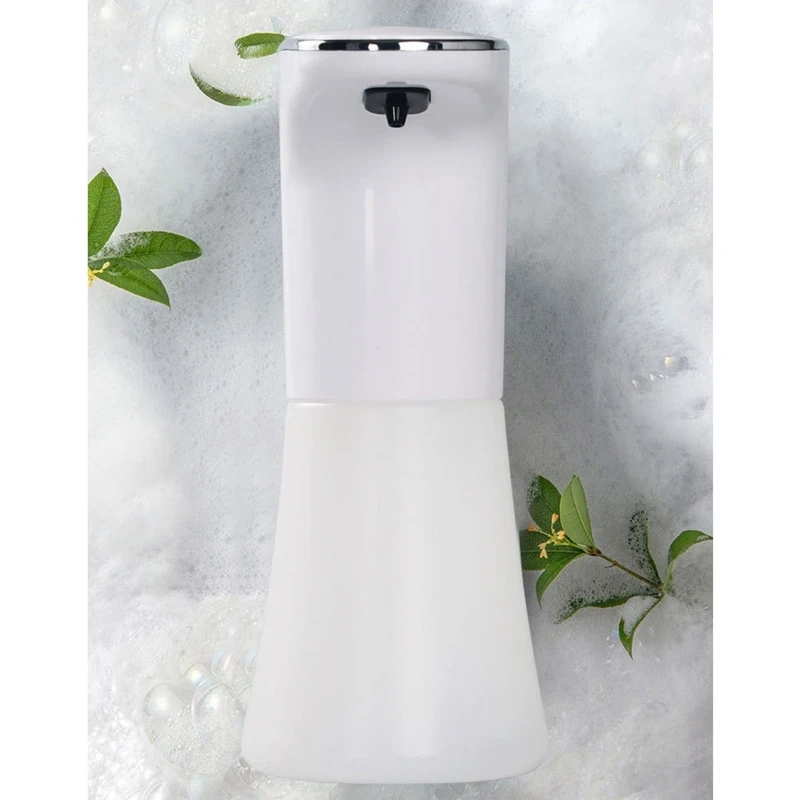 

350ml Automatic Soap Dispenser Touchless Hand Sanitizer Shampoo Container with Smart Infrared Sensor for Bathroom