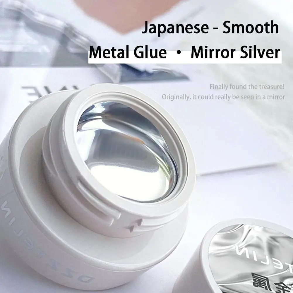 

Суперъяркий металлический зеркальный отмачиваемый Гель-лак для ногтей Блестящий Гель-лак для ногтей зеркальный УФ серебряный золотой рисунок H5Z2