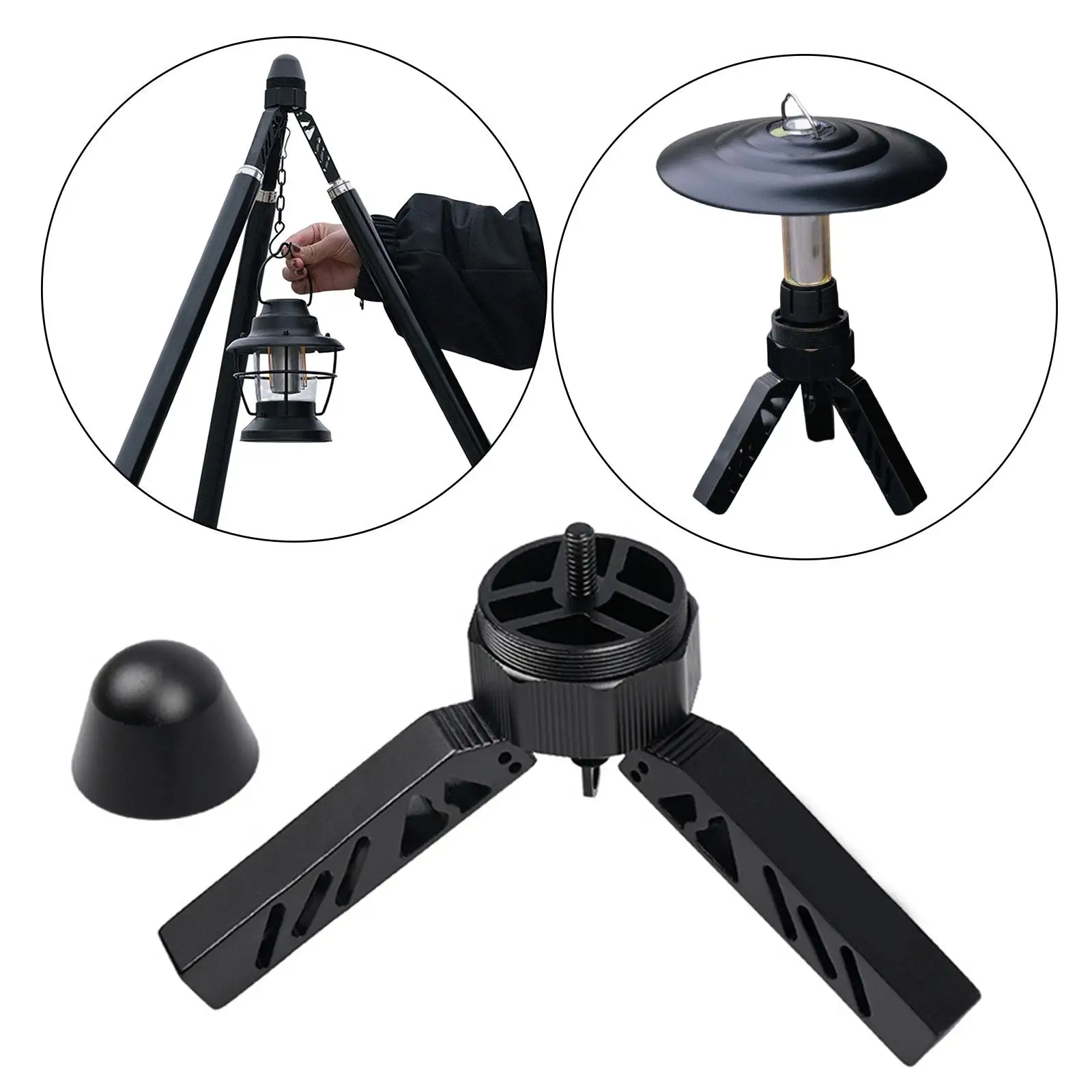 

Tent Support Tripod Canopy Camping Connector Frame Accessories Hanger Tarp