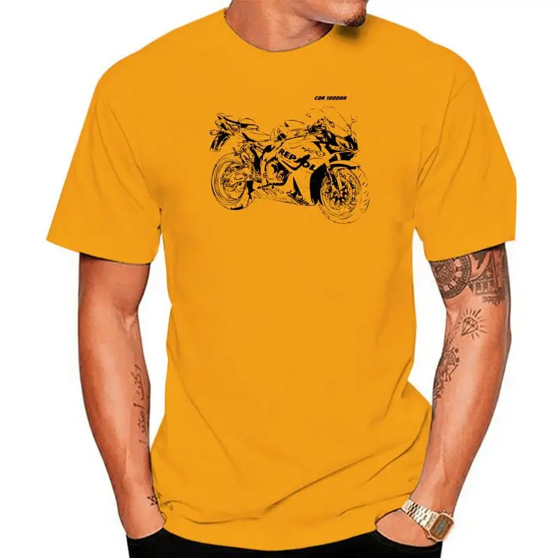 

2022 New Summer Men Hip Hop Tee Shirt CBR Fireblade T-Shirt CBR 1000RR Rep Motorcycle Slim T-shirt