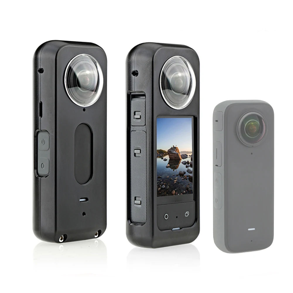 

Aluminum Alloy Rabbit Cage Shell Case with Screws Metal Protective Shell Shockproof Sports Camera Accessories for Insta360 X3