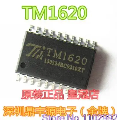 

50 шт./партия, светодиодные лампы TM1620 SOP20