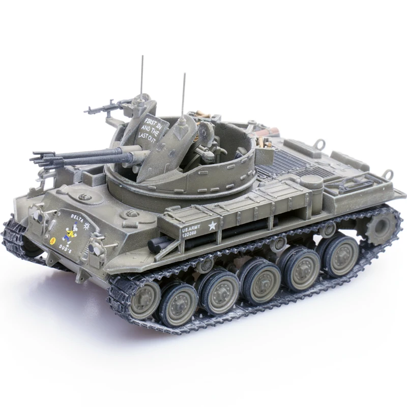

Model 1:72 Scale 5th Battalion 2nd Field Artillery Regiment U.S Army M42 Anti-Aircraft Gun Armored Vehicle Tank Collection Toy