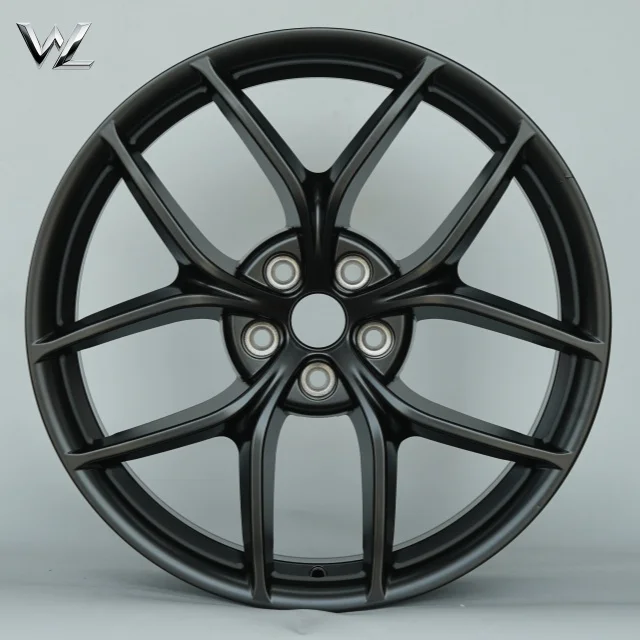 Фото Новые матовые черные алюминиевые диски 20 дюймов PCD 5X114.3 CB 64.1 для Tesla Model Y №2