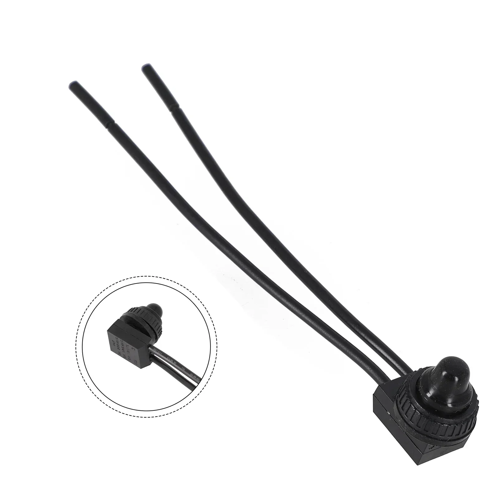 Водонепроницаемый кнопочный переключатель KP107 12 В водонепроницаемая фиксация