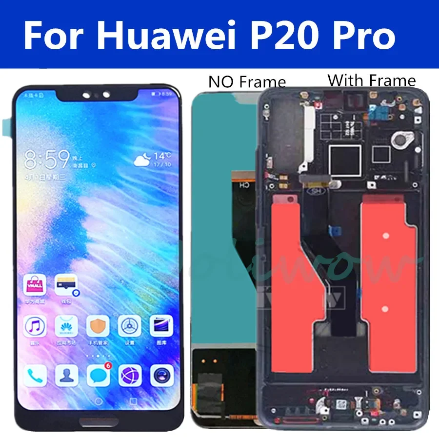 Новый ЖК-дисплей P20 Pro для Huawei преобразователь сенсорного экрана в сборе Plus CLT-AL01