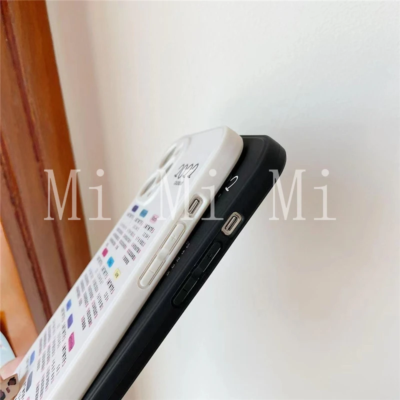 Модный противоударный чехол с надписью Don't touch my phone Для iphone 13 Mini мягкая задняя