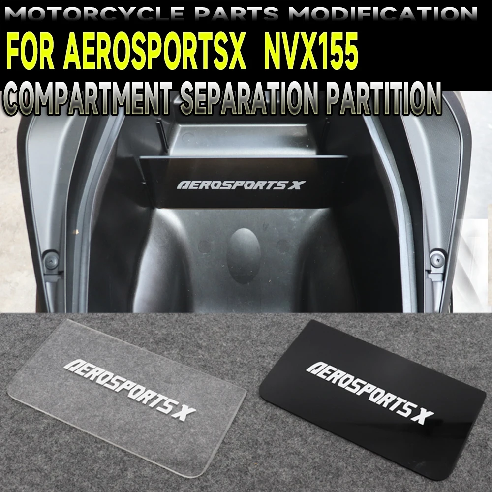 

For YAMAHA NVX155 AEROX NVX 155 2020-2023 Motorcycle Accessories Luggage Compartment Partition Placed Lsolation Board