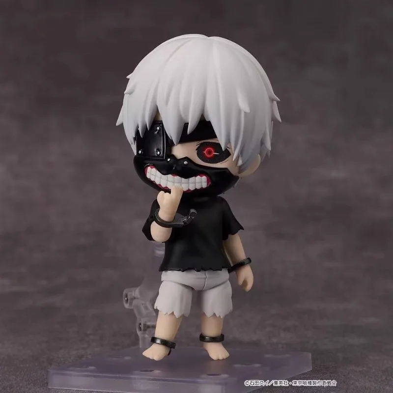 Фото Новая популярная подвижная фигурка Канеки Кена из Tokyo Ghoul (№2734) со сменными лицами, коллекционная аниме-фигурка, декор для рабочего стола №3