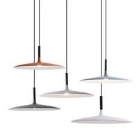 postmodern ufo aluminum pendant lamp kitchen island led hanging light round indoor decor chandelier for living hall dining room