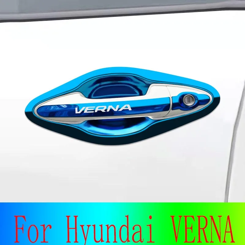 

Дверная ручка для Hyundai VERNA, аксессуары для украшения автомобиля, автозапчасти, нержавеющая сталь 2010-2022