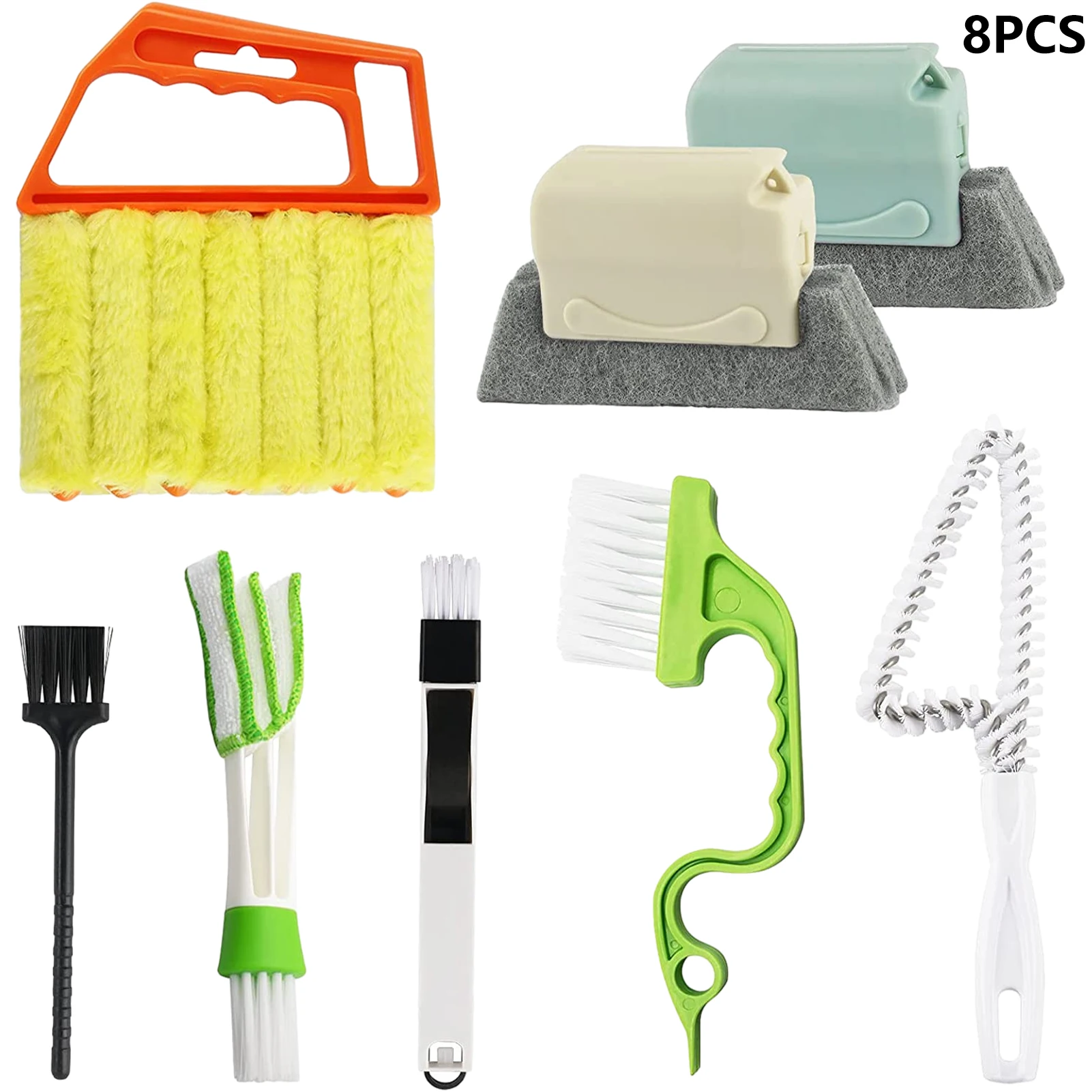 

8 шт., щётка для чистки накладок на дверь автомобиля