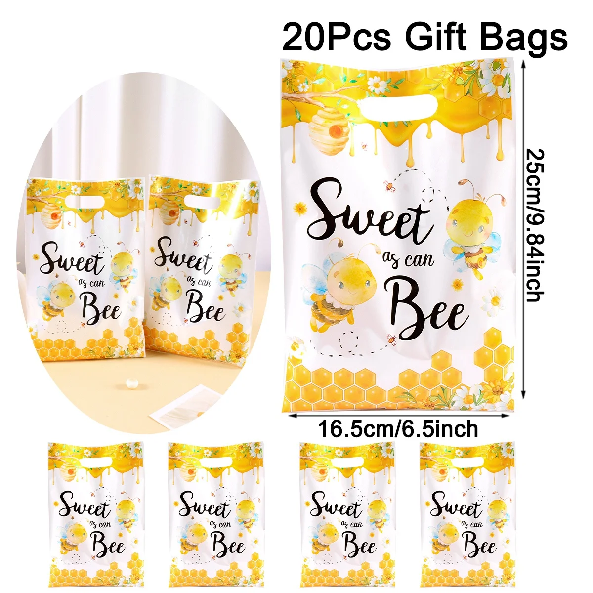 

Пакеты для конфет в форме пчелы