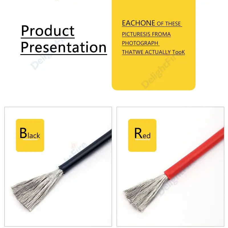 Silicone wire Electric Cable 28 26  20 16 12 8 4 AWG Tinned Cables Automotive wires For Model Planes Lamps Household Appliances