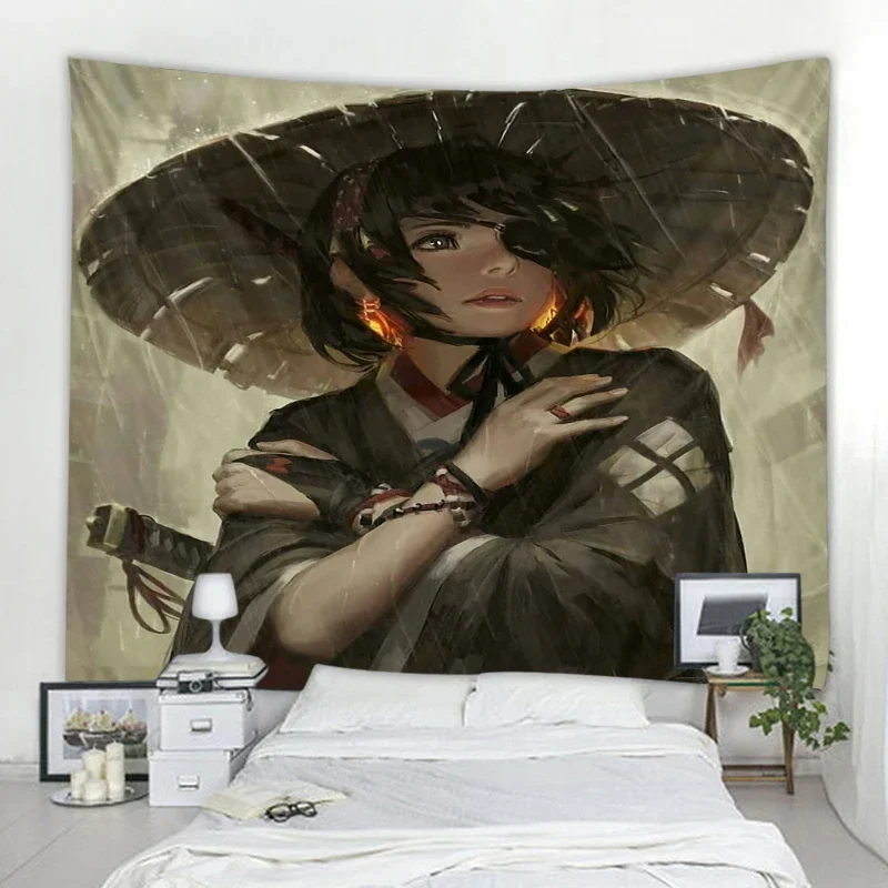 Украшение на задник с изображением призрака лезвия висячие украшения из ткани